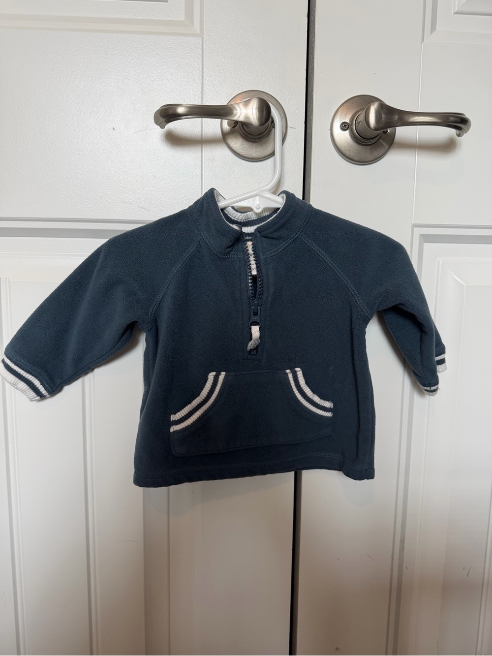 Old Navy Navy Blue Half-Zip Kids Fleece Pullover